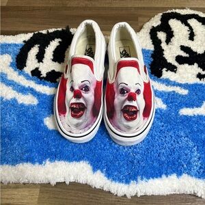 Vans Pennywise IT Custom Artwork Slip-On Shoes women’s  Casual special edition